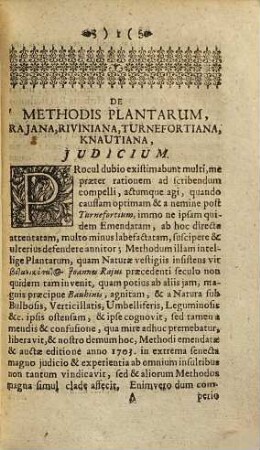 Jo. Jac. Dillenii, M.L. Ac. Nat. Cur. Coll. Catalogus Plantarum Sponte Circa Gissam Nascentium : Cum Appendice, Qua Plantæ post editum Catalogum, circa & extra Gissam observatæ recensentur, Specierum novarum vel dubiarum Descriptiones traduntur, Genera Plantarum nova figuris æneis illustrata, describuntur