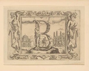 Buchstabe B - Bacco (Paolini, Groteskes Alphabet)