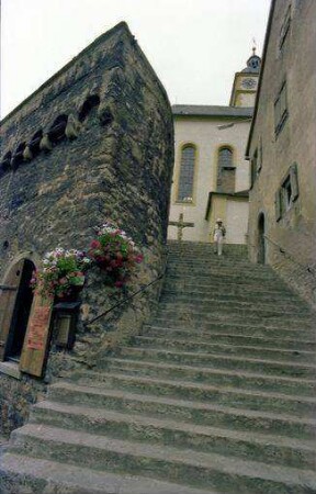 Dettelbach: Treppe zur Kirche