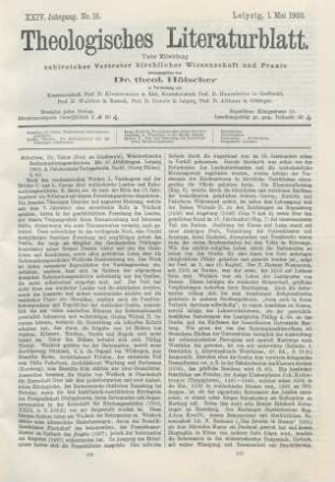 209-212 [Rezension] Schultze, Victor, Waldeckische Reformationsgeschichte