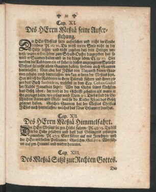 Cap. XII. Des Herrn Meßiä Himmelfahrt