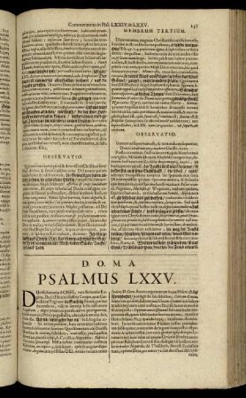 Psalmus LXXV. - Psalmus LXXVIII.