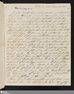 Nr. 62-64: F. Tieck an Ludwig Tieck. Berlin, 1836-1846.