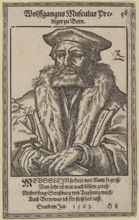 Bildnis des Wolffgangus Musculus
