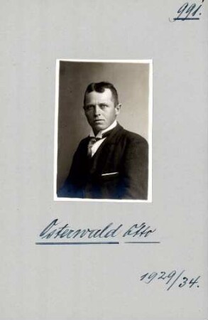 Osterwald, Otto, Zentrum