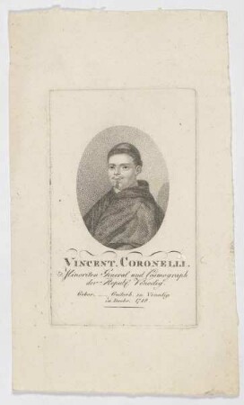 Bildnis des Vincent. Coronelli