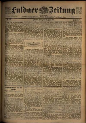 Ausgabe vom Freitag, den 27. Juni 1902.