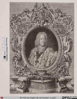 Bildnis Franz Georg (Reichsfrhr., 1701 Reichsgraf von Schönborn), 1729-56 Kurfürst u. Erzbischof von Trier