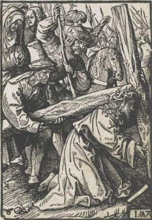 Die Kreuztragung, Blatt 46 (von 66) aus der Serie "Die Kleine Passion"