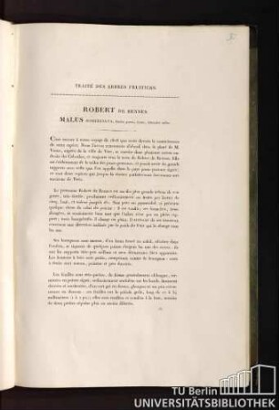 18. Robert de Rennes. Malus robertiana, fructu parvo, ovato, intensivè rubro.