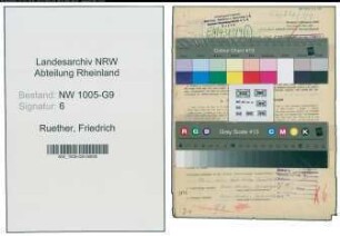 Entnazifizierung Friedrich Ruether , geb. 28.05.1901 (Ingenieur)