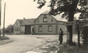 Dorfstraße in Sabrodt : Wjesna dróha w Zabrodźe