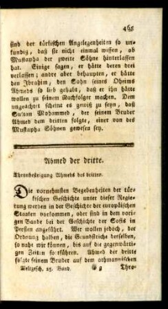 Ahmed der dritte
