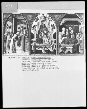 Szenen aus dem Leben Mariae — Die Geburt Mariae