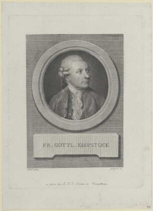Bildnis des Fr. Gottl. Klopstock