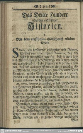 Das Dritte Hundert nützlicher und lustiger Historien