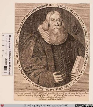 Bildnis Friedrich Scultetus (eig. Schultz)