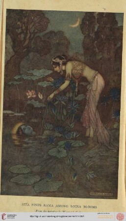 Indian myth and legend : with illustrations by Warwick Goble and numerous monochrome plates