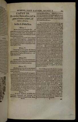 Caput III. De viribus Naturalibus post lapsem in homine residuis, & Libero Arbitrio.