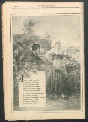 Una flor silvestre. : [Poesía acompañada de una ilustración]