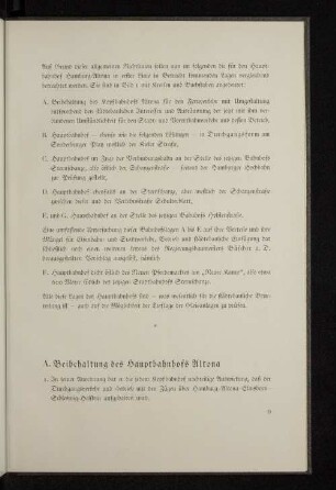A. Beibehaltung des Hauptbahnhofs Altona