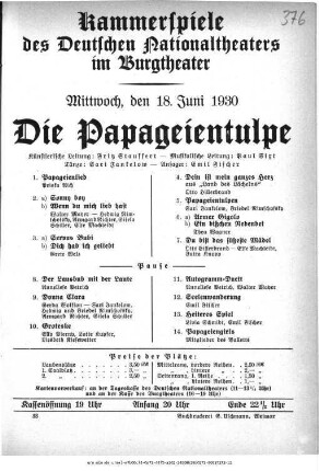 Die Papageientulpe