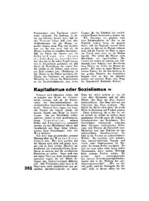 Kapitalismus und Sozialismus : (Schluß)