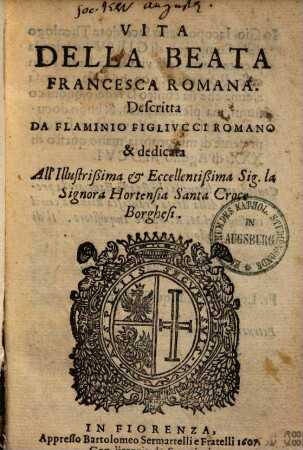 Vita della beata Francesca romana