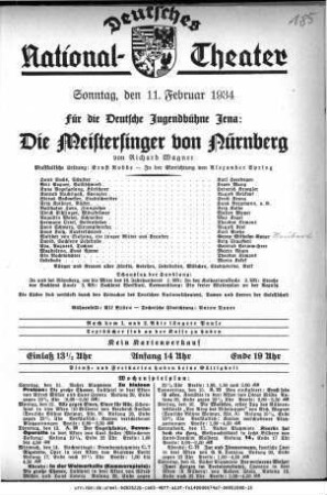 Die Meistersinger von Nürnberg