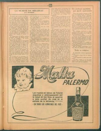 La muerte de Mirabeau