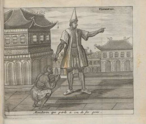Mandarin qui par le a un de ses gens