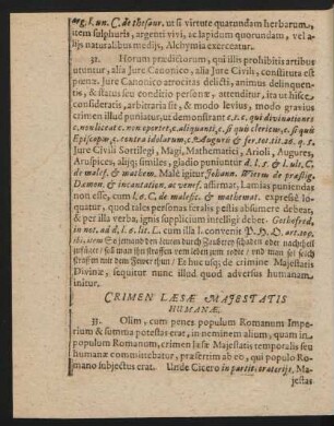 Crimen Laesae Maiestatis Humanae.
