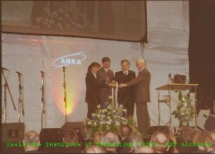 Jahresempfang des Forschungszentrums Karlsruhe (FZK) und feierliche Einweihung der Angströmquelle Karlsruhe (ANKA)