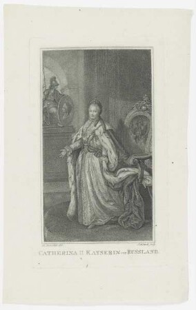 Bildnis der Catherina II. von Russland