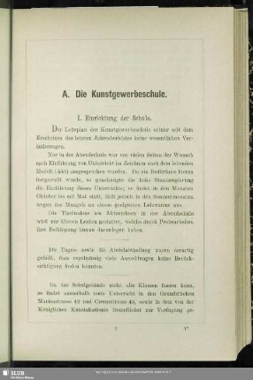 A. Die Kunstgewerbeschule