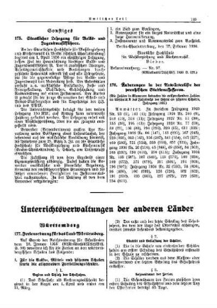 Staatlicher Lehrgang für Volks- und Jugendmusikführer : [Sonstiges] ; [Amtliche Erlasse] ; [Amtlicher Teil]