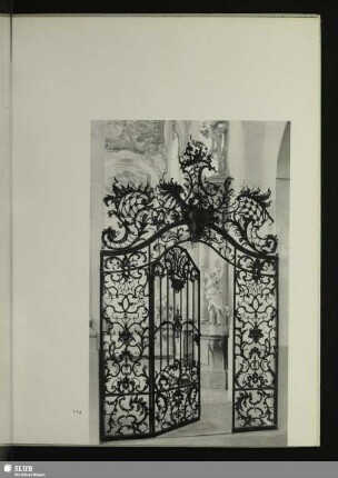 Gittertür in der Abteikirche Amorbach