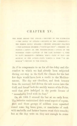 Chapter XV. The night before the attack ...