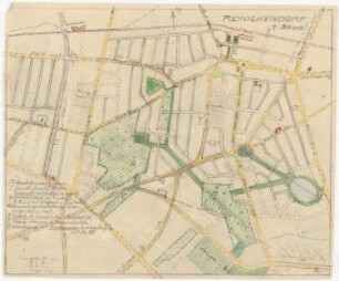 Bebauungsplan Berlin-Reinickendorf: Übersichtsplan 1:8000