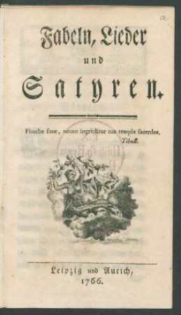 Fabeln, Lieder und Satyren