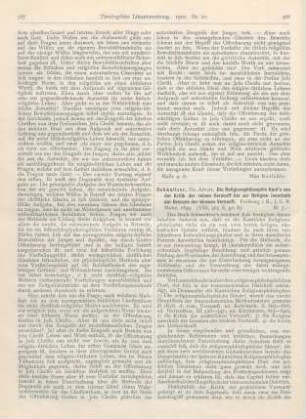 568-570 [Rezension] Schweitzer, Albert, Die Religionsphilosophie Kant‘s von der Kritik der reinen Vernunft bis zur Religion innerhalb der Grenzen der bloßen Vernunft