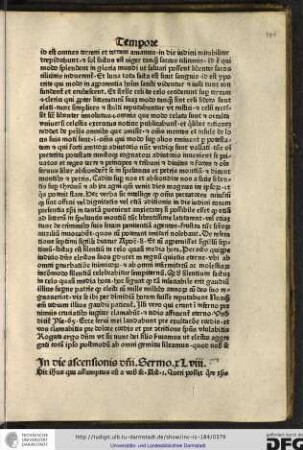 Hic Ihesus qui assumptus... Act 1. Queri posset quare Christus [dominus non ascendet in celum immediate post suam resurrectionem...]