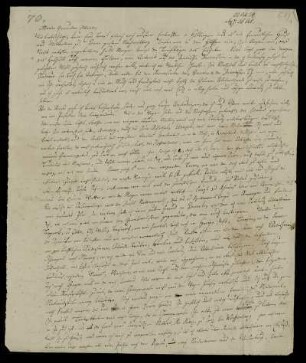 Nr. 61: Brief von Karl Otfried Müller an seine Eltern, Göttingen, 22.10.1824