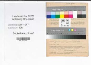Entnazifizierung Josef Bockelkamp , geb. 19.02.1890 (Wirt)