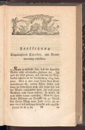 Dritten Bandes zweites Stück