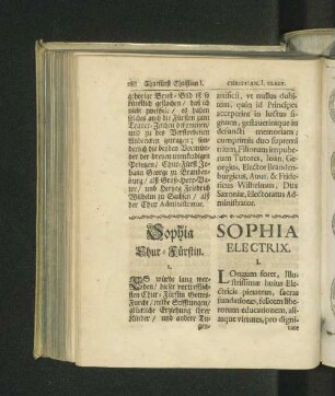 Sophia Chur-Fürstin.