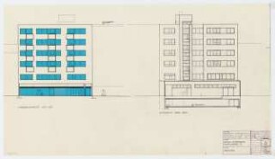 Geschäfts- und Wohnhaus Hauptstraße 13, Berlin-Schöneberg: Ansichten 1:100