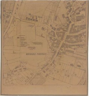 Gsaenger, Gustav; Moosburg (Bayern); Stadtplanung; Bebauungspläne - Lageplan