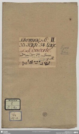 Instrumental pieces - Mus.2-O-16,3 : orch - D