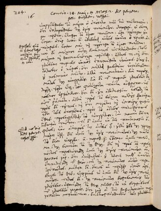 204-205, 18.5.1567 vesperi (Pfingstsonntag), Act 2
